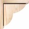 Ekena Millwork Crestline Smooth Corbel w/Backplate, Douglas Fir, 7 1/2"W x 10"D x 10"H COR08X10X10CRE01SDF - alternate 2